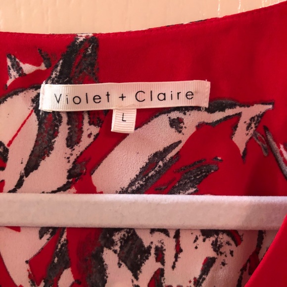 Violet + Claire floral shell top - Picture 2 of 2